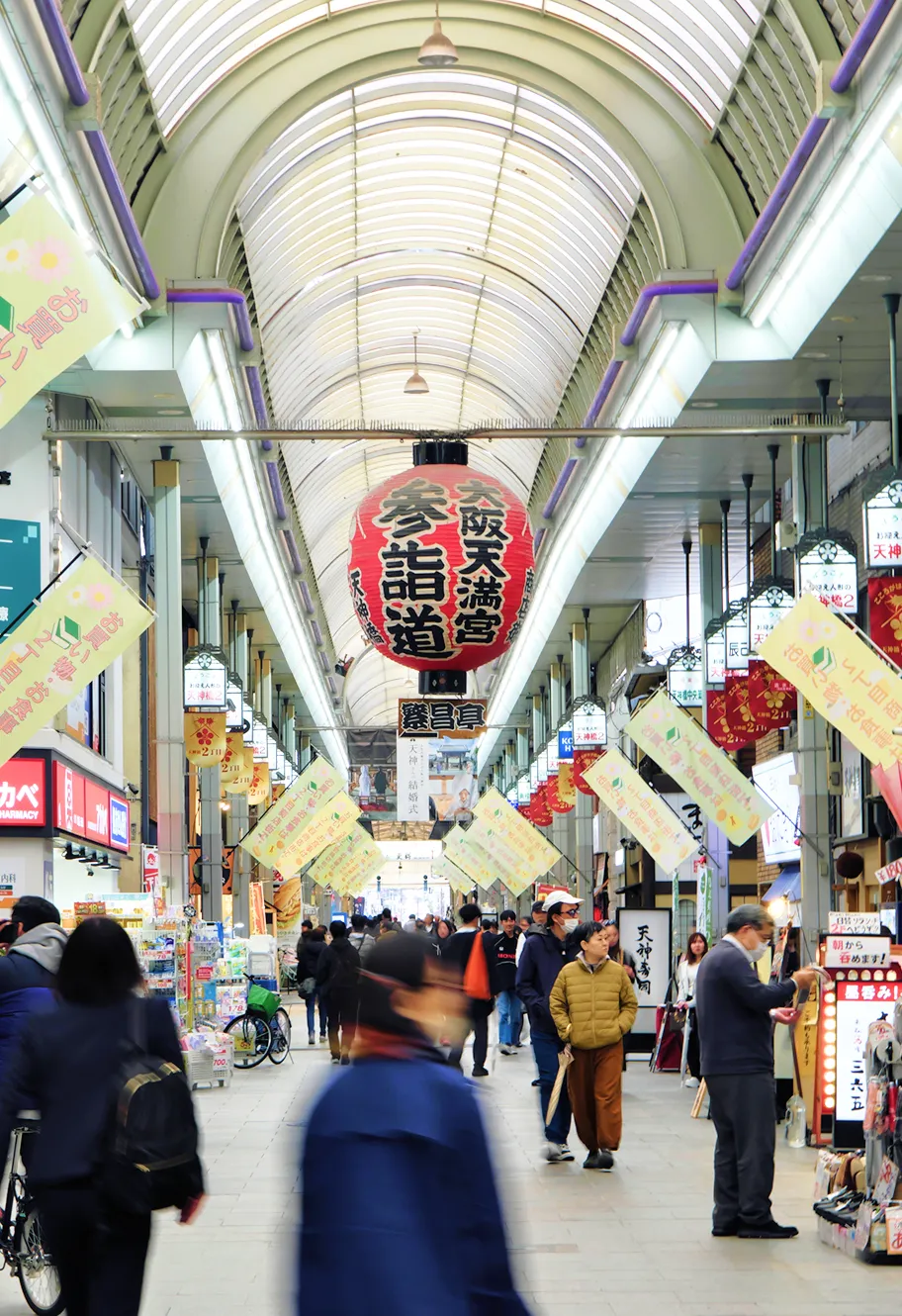 商店街のビジュアル