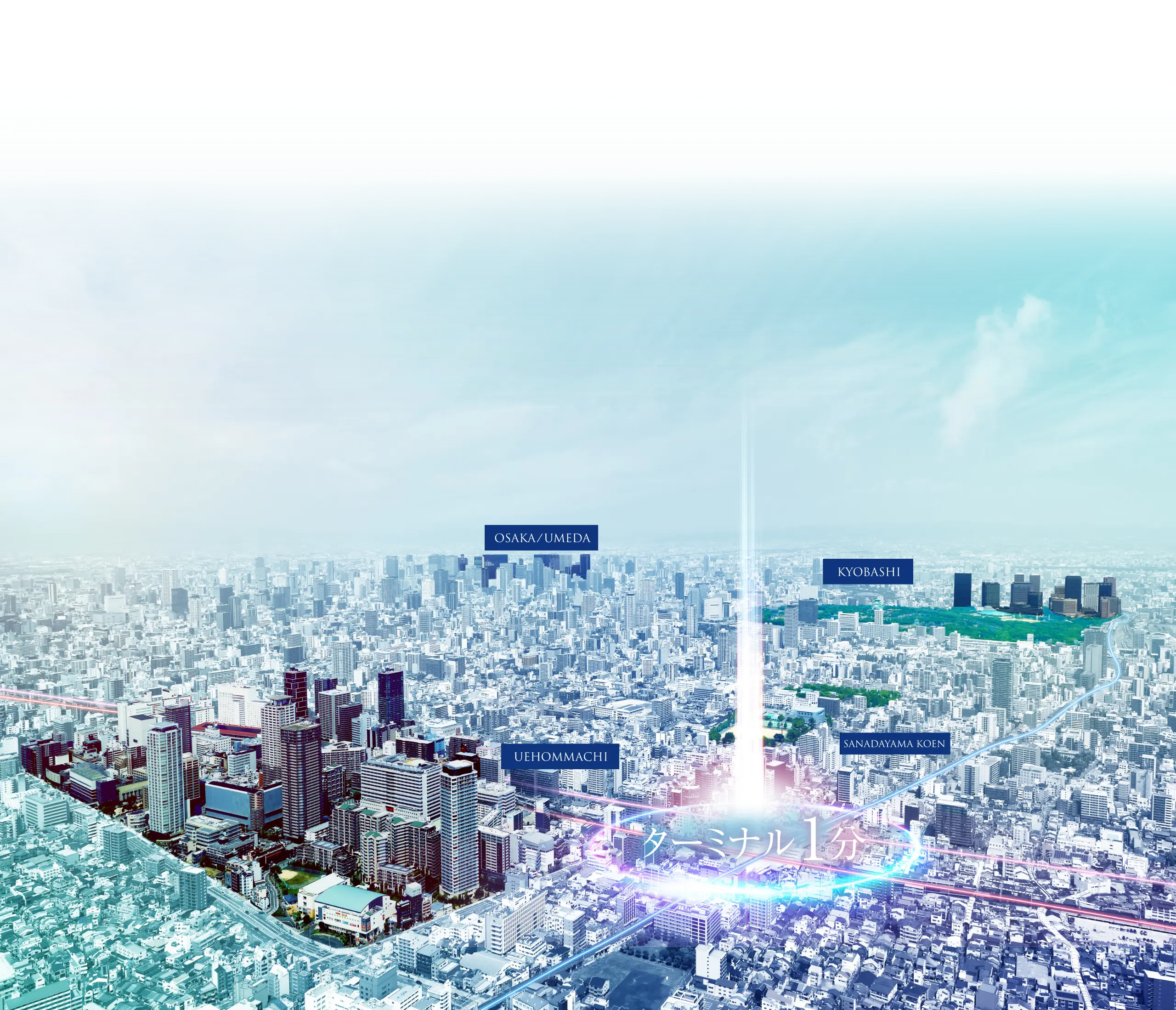 駅1分×4線3駅×天王寺区