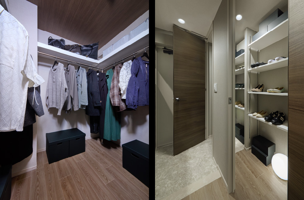 Walk in closet, Shoes cloak
