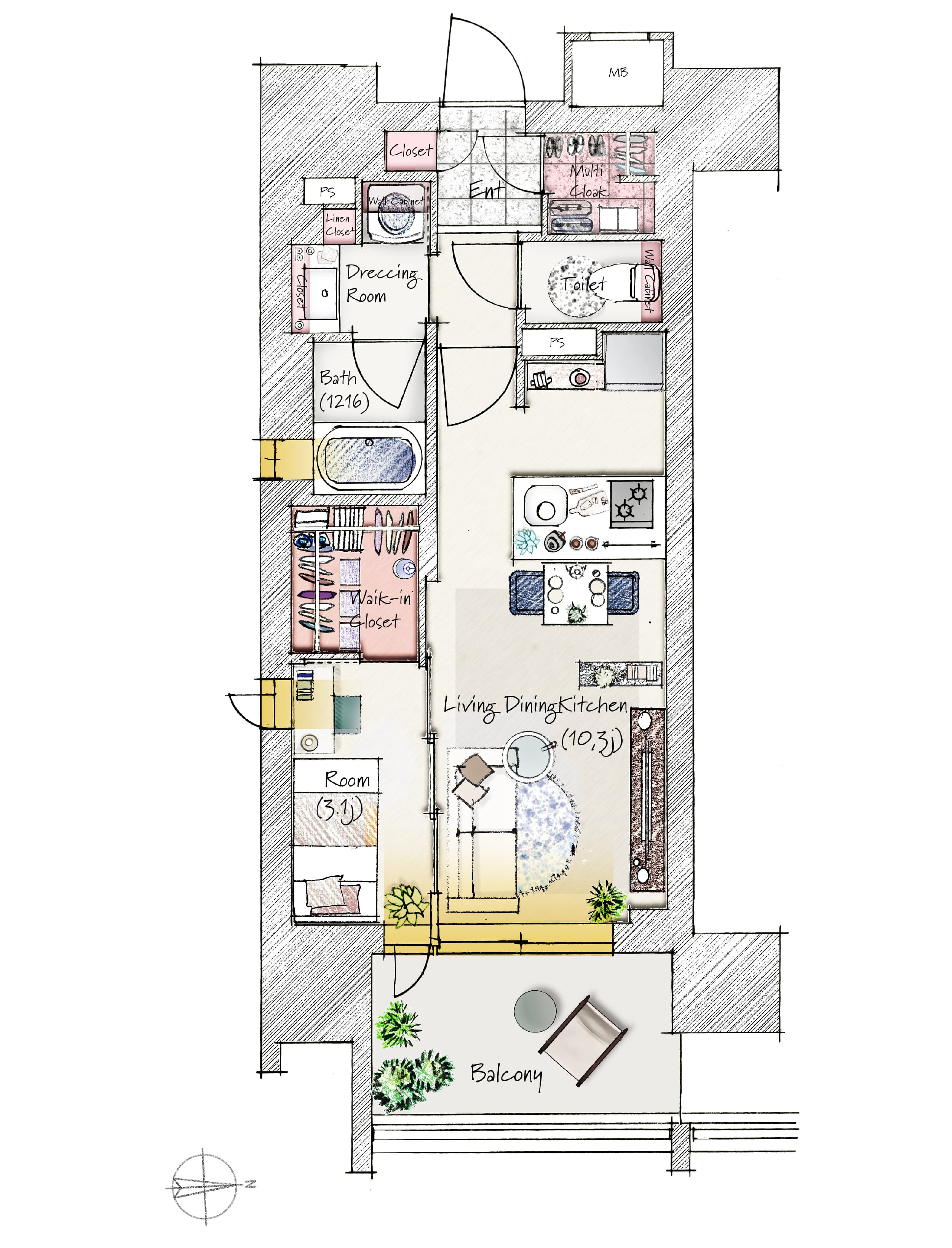 家具配置イメージ