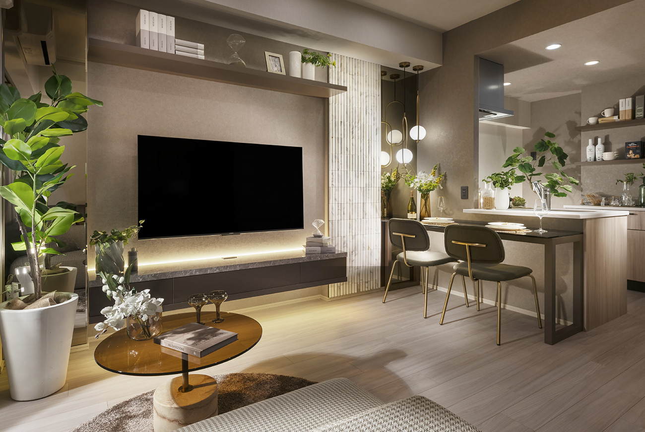 LIVING DINING